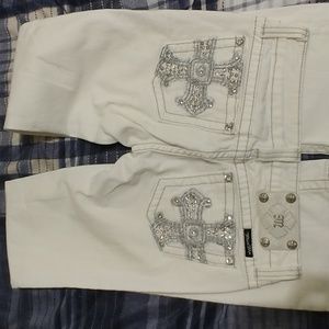 White miss me jeans for 80 dollers size 27
